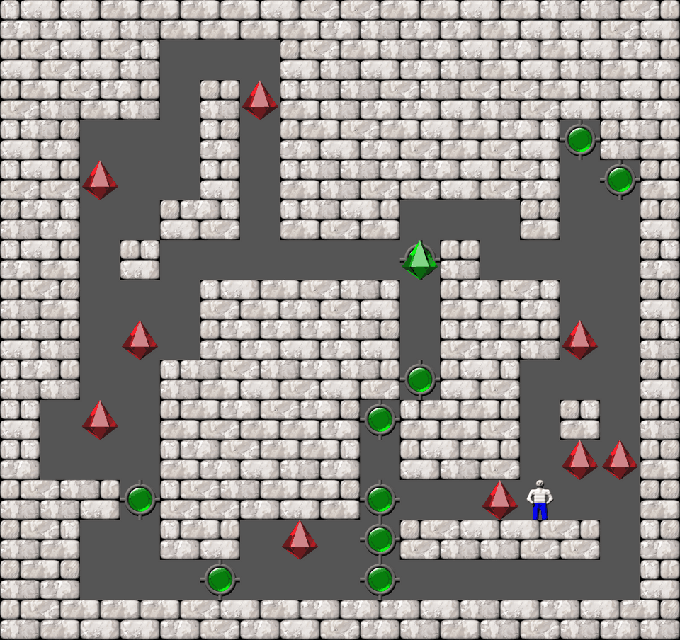 Sokoban Bugs550 collection level 304